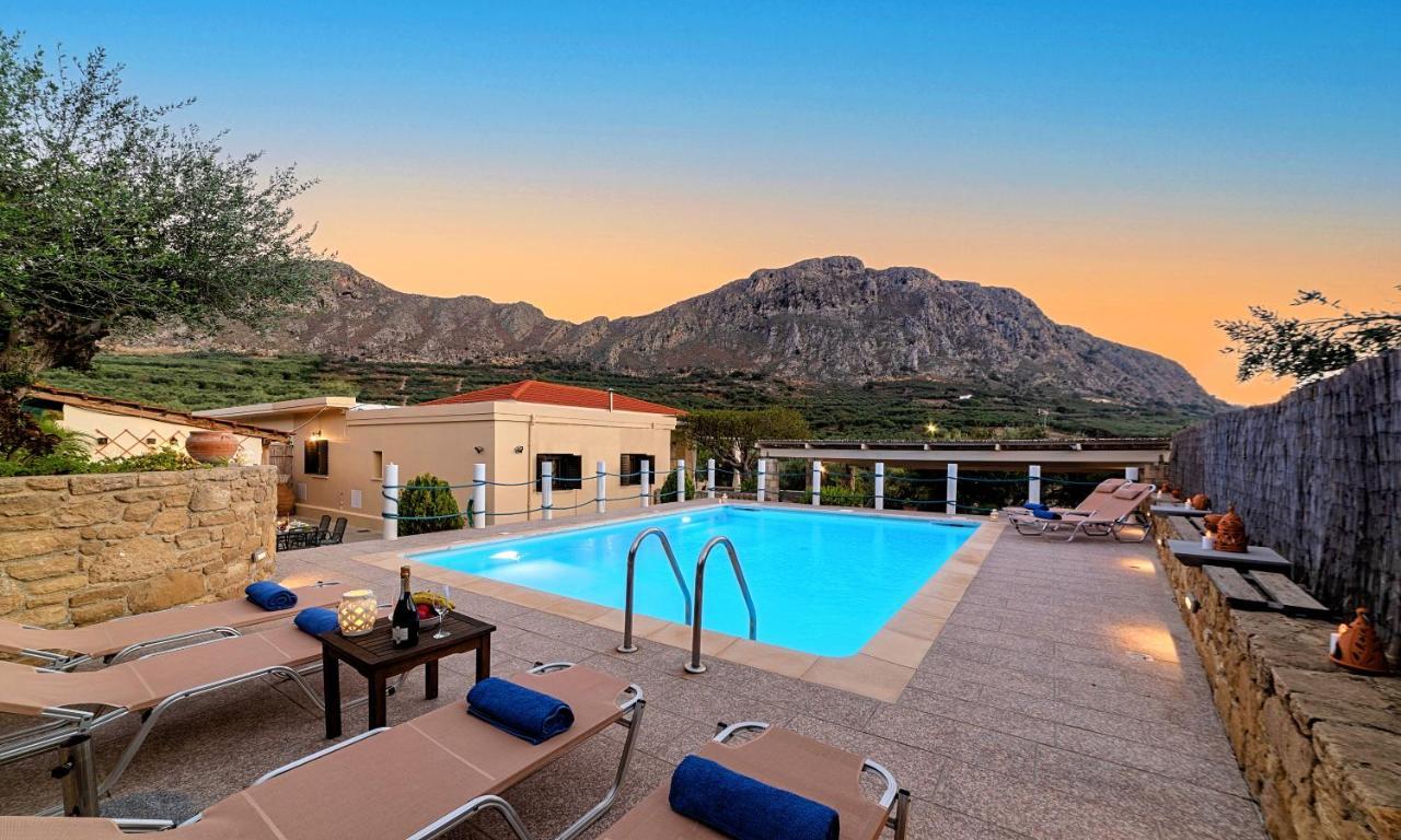Cretan Kera Villa Heated Pool Экстерьер фото