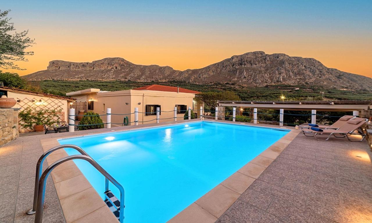 Cretan Kera Villa Heated Pool Экстерьер фото
